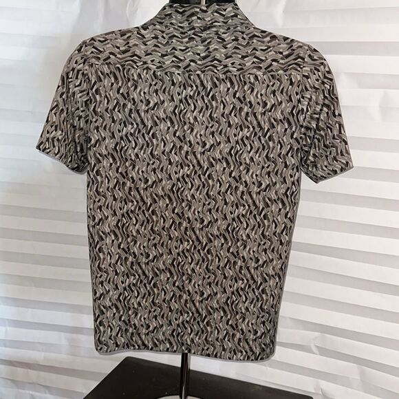 Calvin Klein Jeans Men's Gray,Black,Brown Casual Button Down Shirt Size Small - Picture 2 of 4
